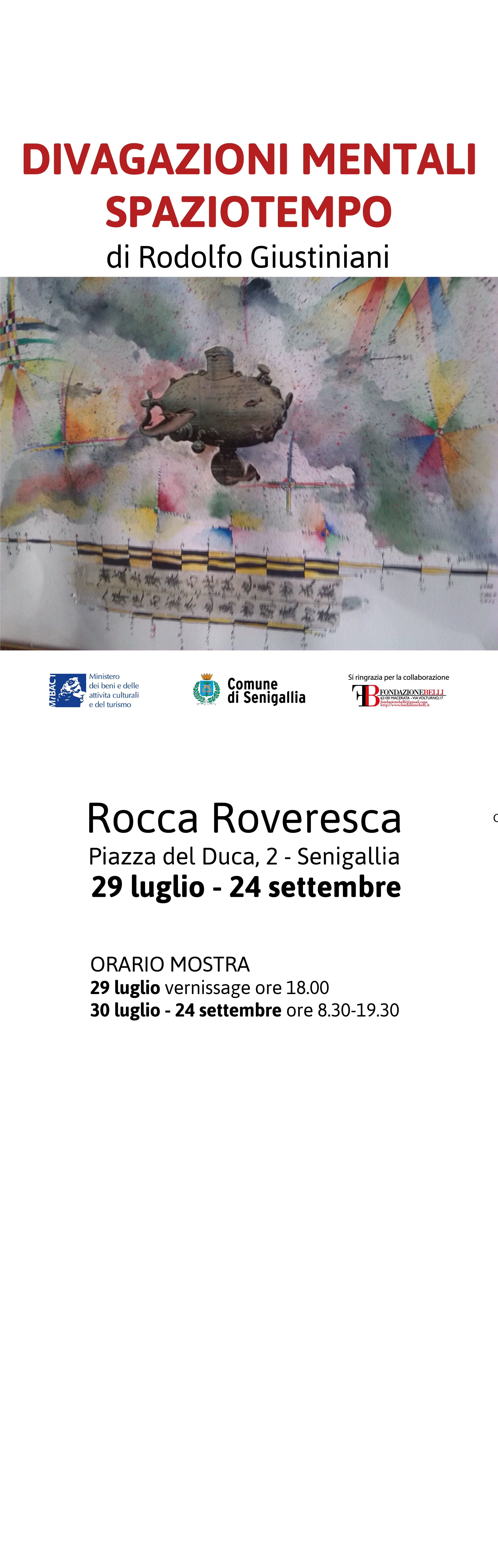 INVITO MOSTRA GIUSTINIANI